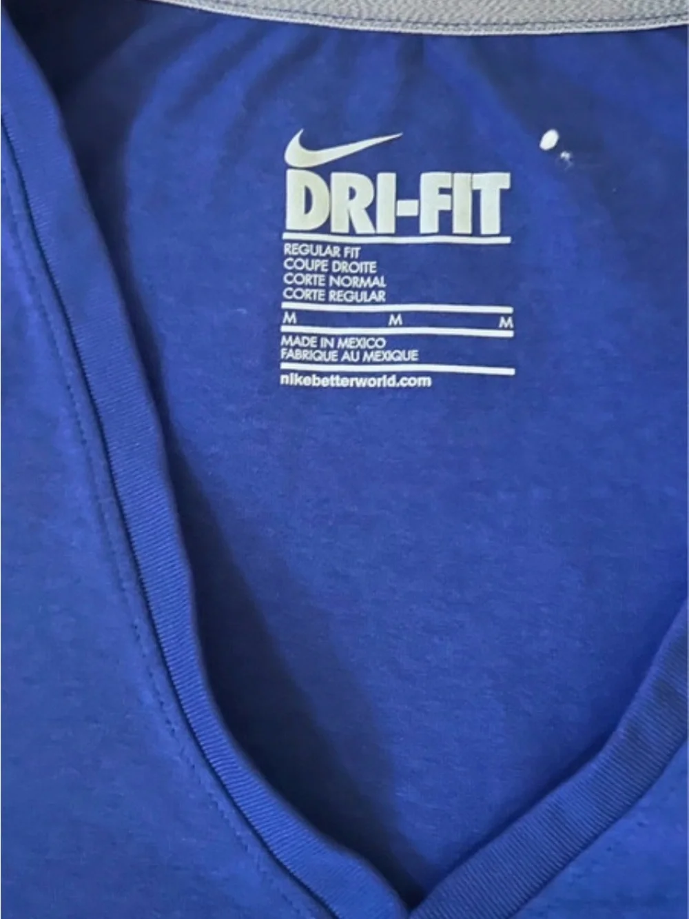 Nike Women Dri-FIT V-Neck Tees - Purple & Blue
